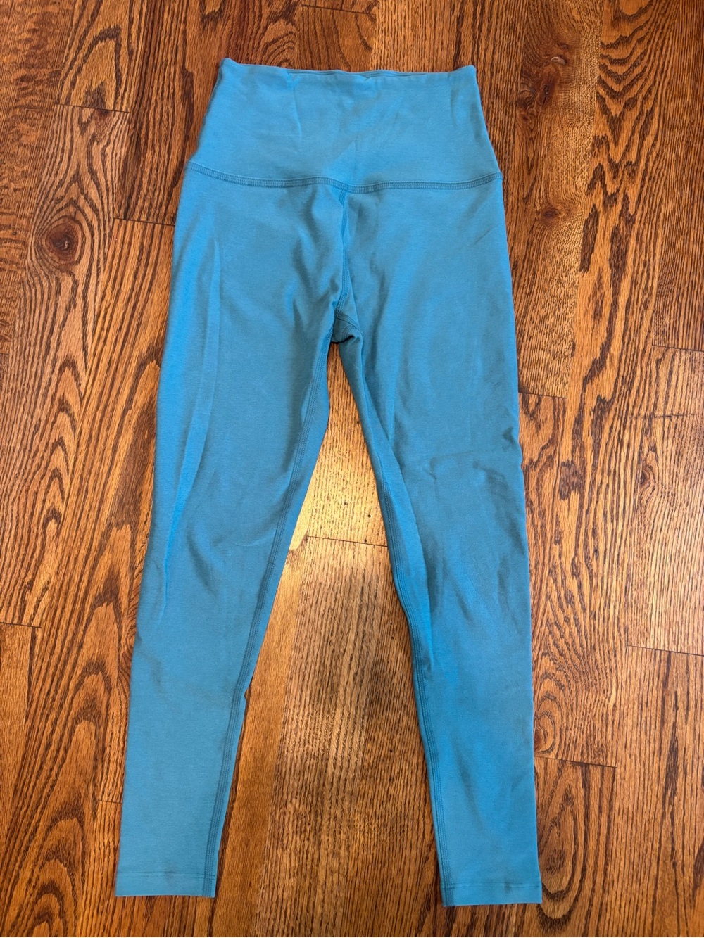 Beyond Yoga Spacedye Caught in the Midi High Waisted Leggings Small Aqua Teal
